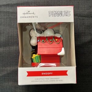 Hallmark Peanuts Snoopy Festive Ornament with Red and Green Accents